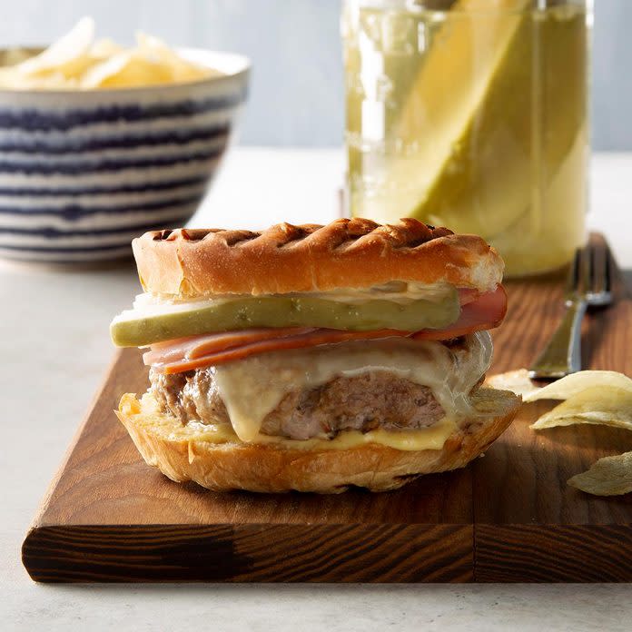 Cuban Sandwich Burgers