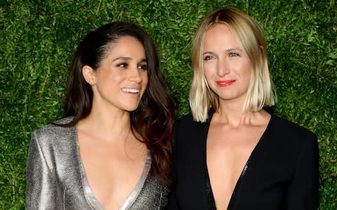 Markle and Nonoo at the Vogue Fashion Fund Awards in 2015 - Credit: Getty&nbsp;