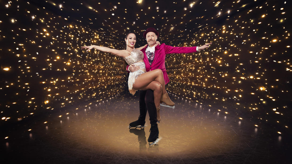 Dancing on Ice: SR13 on ITV, Pictured: Robin Johnstone and Rufus Hound. (ITV)