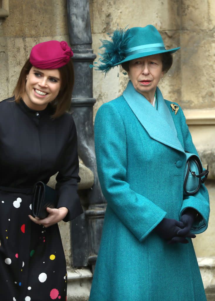 Princess Eugenie and Princess Anne