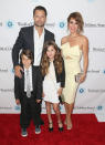 <p>How ridiculously good looking is this family? No wonder they named him Heaven. Watch out ladies! <i>(Photo by Joe Scarnici/Getty Images for World of Children Award)</i><br></p>