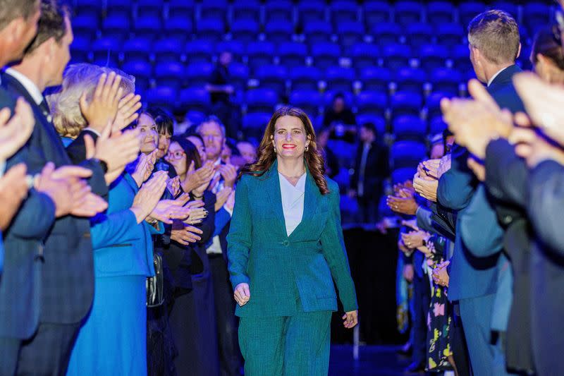 New Zealand National Party's election campaign launch in Auckland