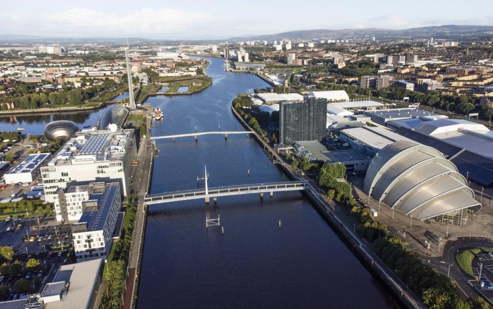 A partnership is finalising plans to launch a multimillion-pound bid for the creation of a green freeport on the River Clyde (Jane Barlow/PA) (PA Archive)