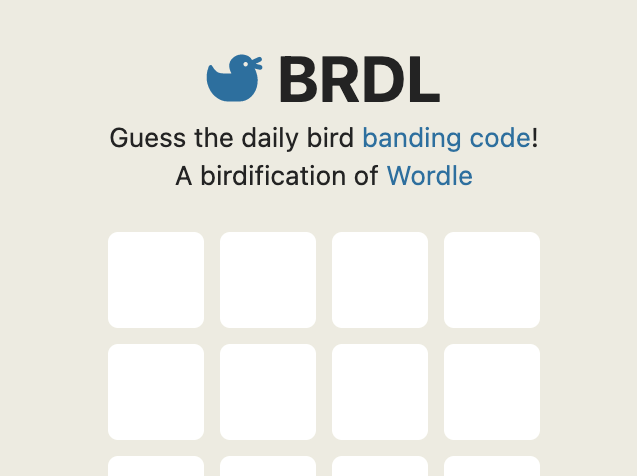 BRDL word game