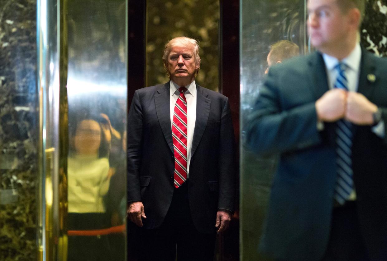 Donald Trump Trump tower elevator