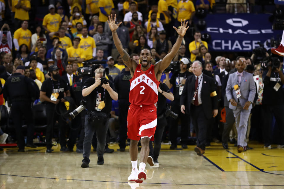 Kawhi Leonard在2018-19球季效力多倫多暴龍，為球隊帶來了隊史首冠。（Photo by Ezra Shaw/Getty Images）