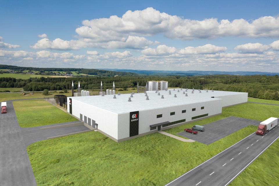 6K Energy’s PlusCAM factory will be the world’s first UniMelt® plasma cathode plant, providing low cost, ultra-sustainable production of battery material for localized supply chains in the U.S.