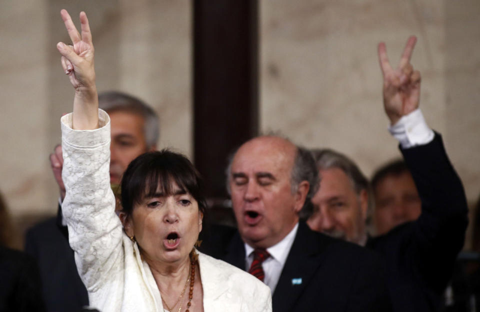Giselle Fernández, la hermana de la expresidenta (foto: Reuters)