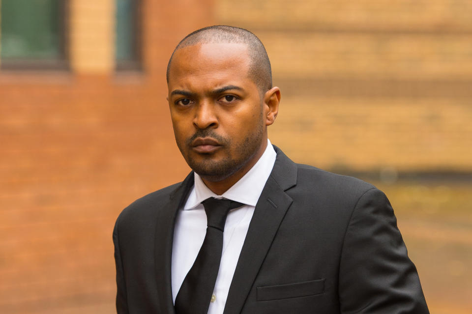 Actor Noel Clarke arriving at Hammersmith Magistrate's Court, London, where actor Adam Deacon is accused of posting abusive and threatening messages on social media relating to him.