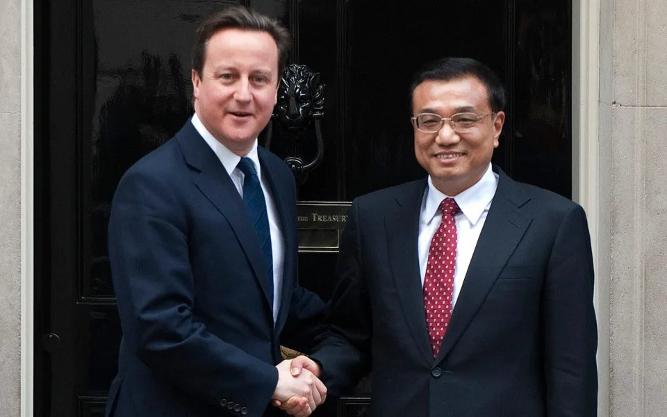 With David Cameron in 2011