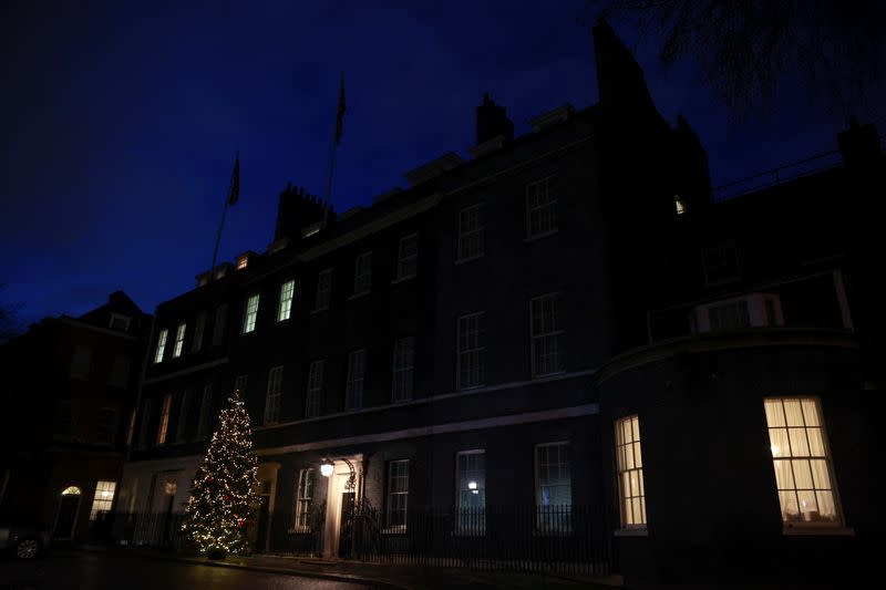 General view of 10 Downing Street, in London