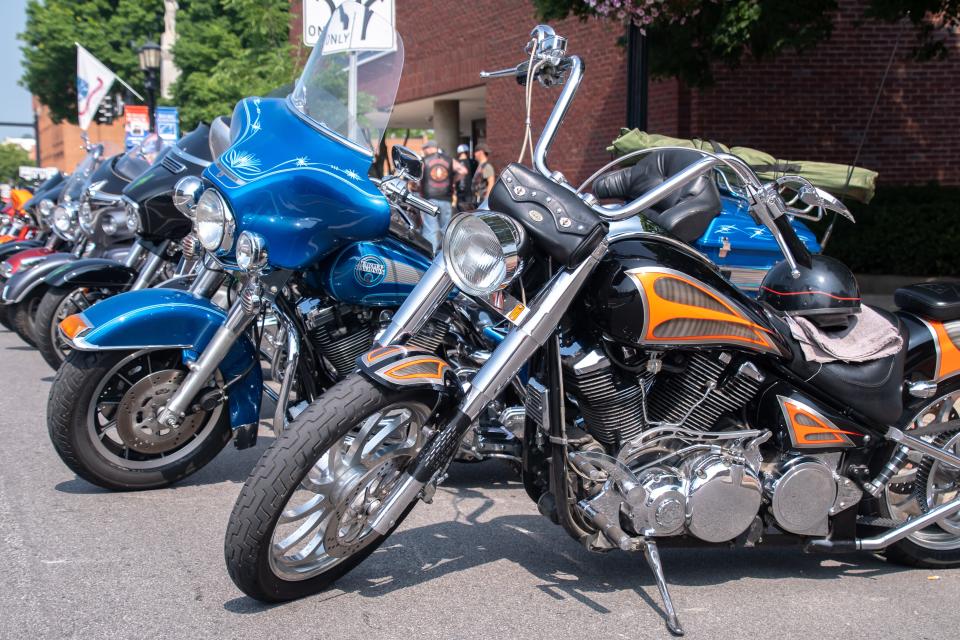The National Road Bike Show took over Wheeling Avenue on Saturday, June 17. The annual event by Cambridge Main Street in connection with the Cambridge chapter of the Warthogs motorcycle club featured bikes, barbeque, vendors and live music.