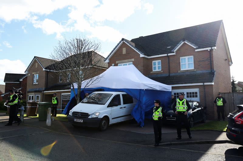 House of former SNP Chief Executive Peter Murrell, in Glasgow