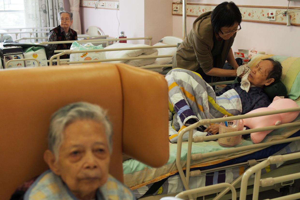 Hong Kong has not recorded a single infection in care homes: aaron tam/AFP/GettyImages