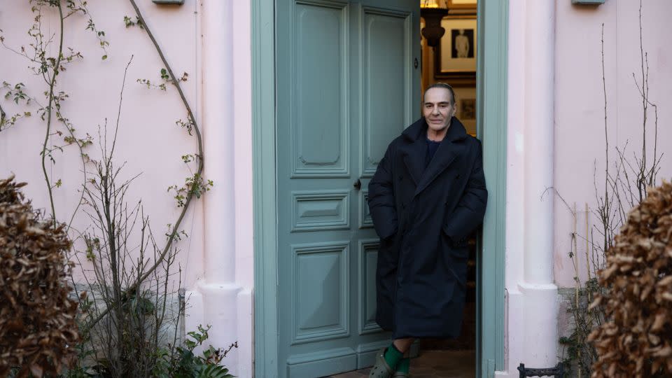 John Galliano, pictured at his home in Beauvais, France. - MUBI