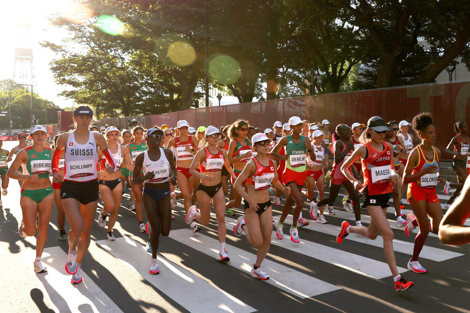 Athletics Marathon - Olympics: Day 15 women female competitors runners (Clive Brunskill / Getty Images file)