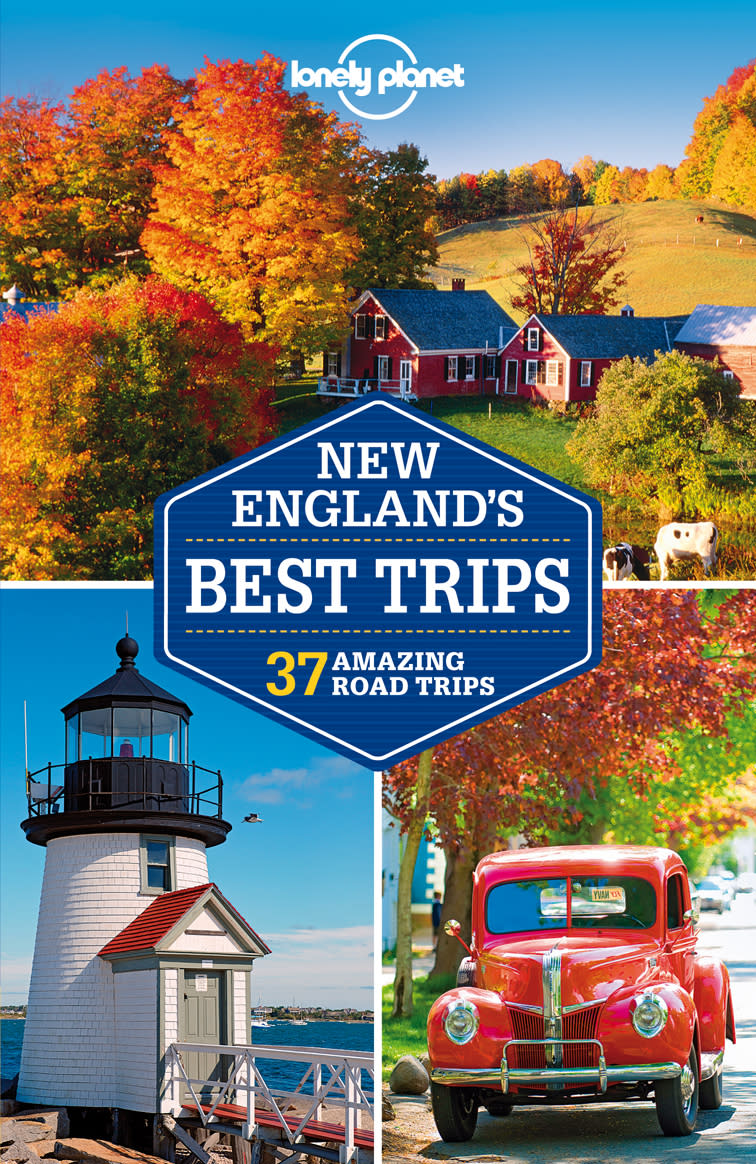 This image provided by Lonely Planet shows the cover of “New England’s Best Trips,” one of six in a series from the travel guidebook publisher out this year. “Best Trips” for New England, the Pacific Northwest and California are fully updated second editions, while “Best Trips” for France, Italy and Ireland are first-ever editions. The books offer itineraries for road trips, including activities, detours, dining and lodging. (AP Photo/Lonely Planet)