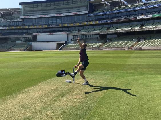 England bowler Chris Woakes back in action (England and Wales Cricket Board)