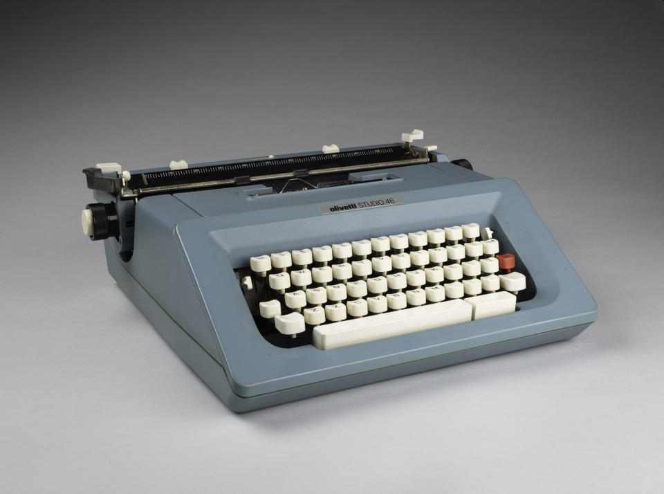 Octavia Butler’s Typewriter. Between 1974 and 1979, Butler created science fiction stories with the aid of this Olivetti Studio 46 typewriter. (Dontez Henderson / Smithsonian Institution)