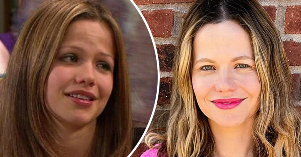 Tammin Sursok played Dani Sutherland on Home and Away over 20 years ago. Photo: Seven & Instagram/tamminsursok