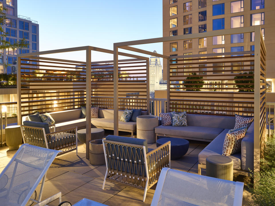 Rooftop cabanas at The Grand by Gehry - Credit: Weldon Brewster for The Grand by Gehry