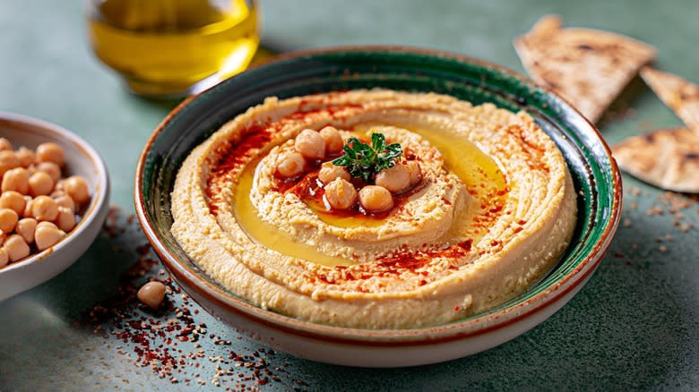 Bowl of hummus