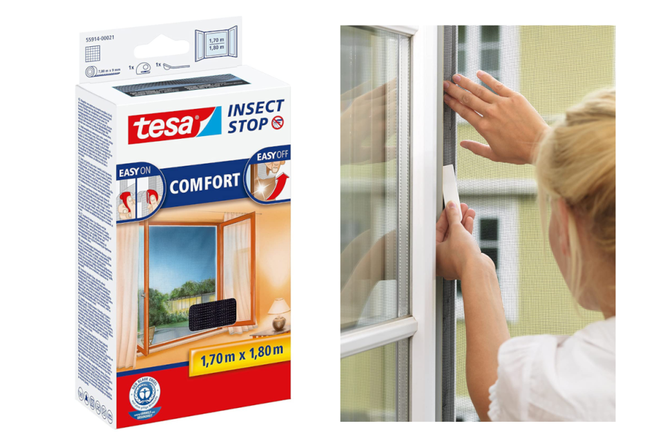 tesa Insect Stop COMFORT Fliegengitter für Fenster