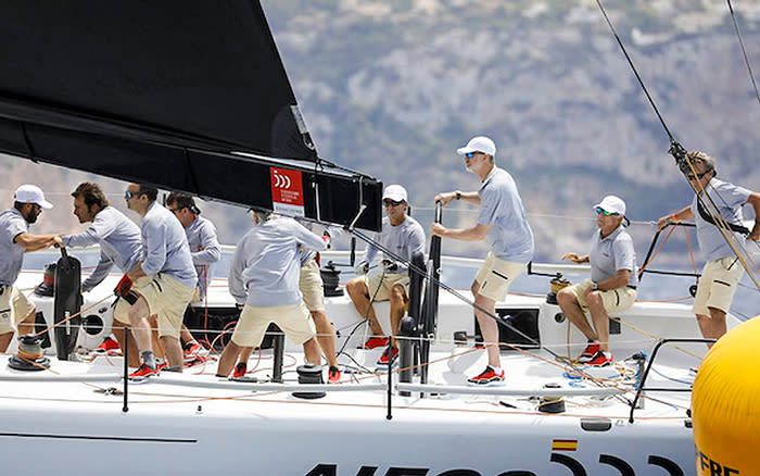 Homenaje real a la Armada en la Copa del Rey MAPFRE