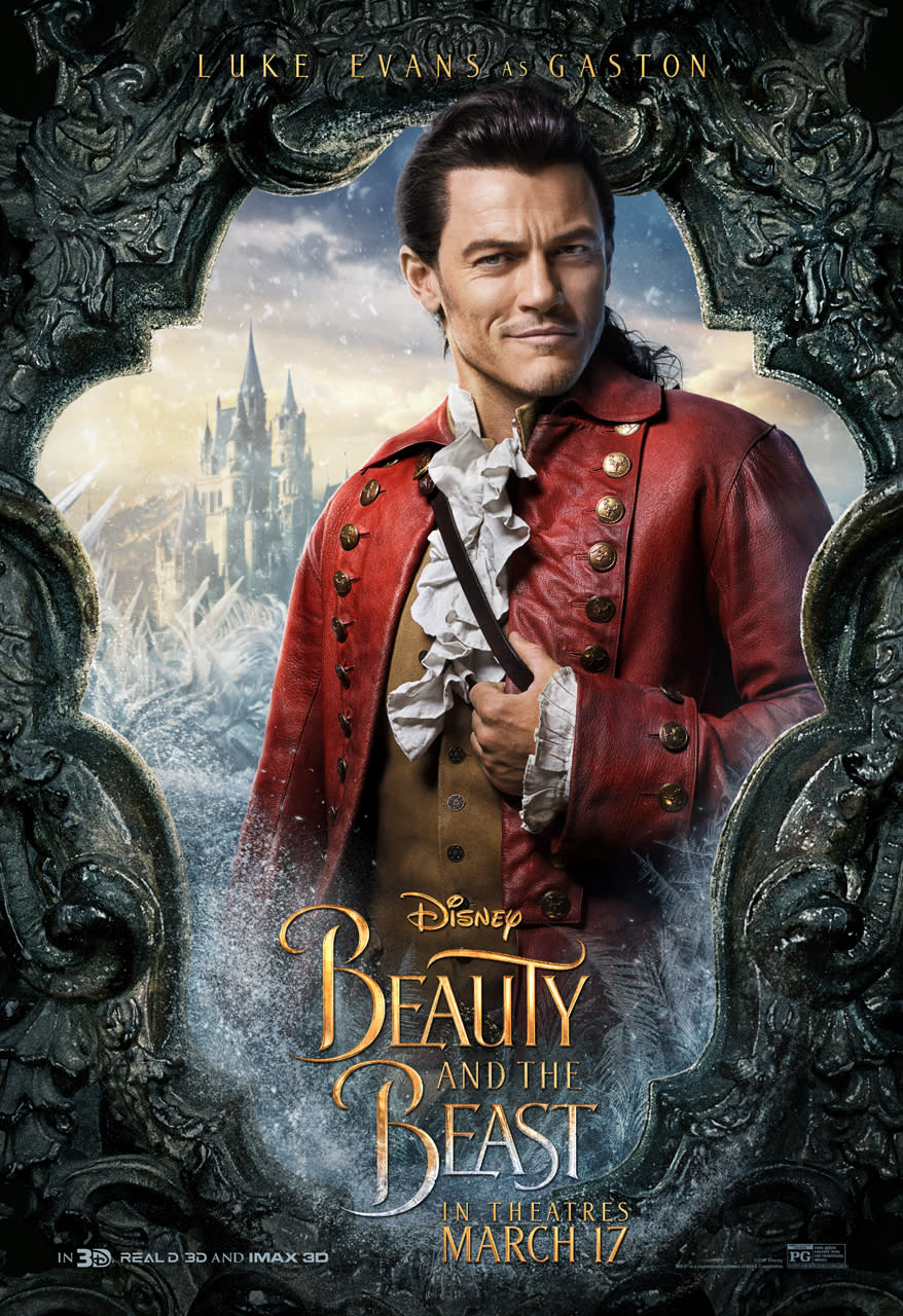 Luke Evans as Gaston