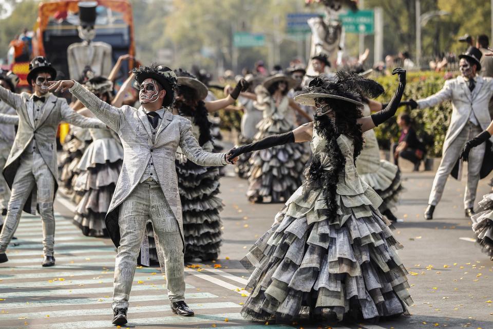 <p>CIUDAD DE MÉXICO Traditions/Tradiciones-Día de Muertos.- Aspectos del Desfile del Día de Muertos, 28 de octubre de 2017. Foto: Agencia EL UNIVERSAL/Yadín Xolalpa/JMA </p>