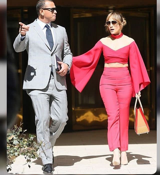 Jennifer Lopez y Alex Rodriguez