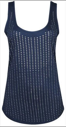 Rhinestone Knit Tank - $17.80