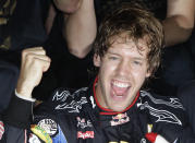 Vettel consiguió sus cuatro Campeonatos del Mundo con la escudería Red Bull. Lo hizo además de forma consecutiva entre 2010 y 2013, logrando la friolera de 34 victorias en grandes premios. (Foto: Ben Curtis / AP).