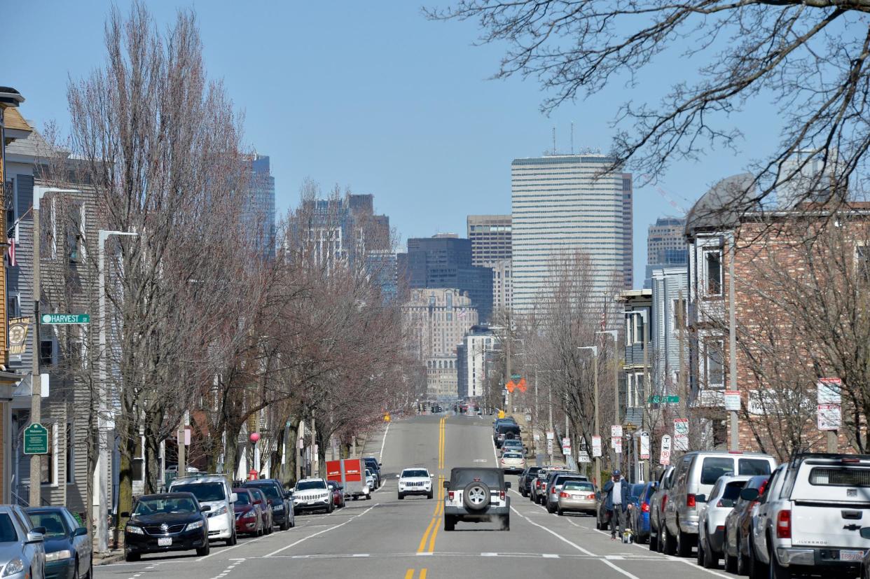 Empty streets can be seen across the nation, and many schools are also shut down: Getty Images