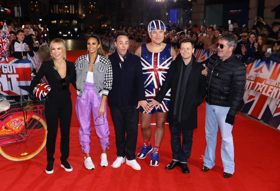 Walliams (third from right) at ‘Britain’s Got Talent’ auditions in 2019 (Tim P. Whitby/Getty Images)