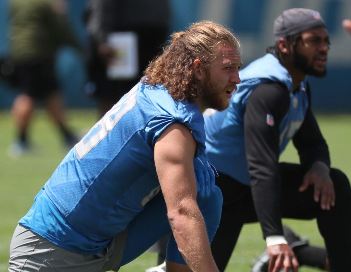 Detroit Lions' Brock Wright looks to emerge from a young TE corps