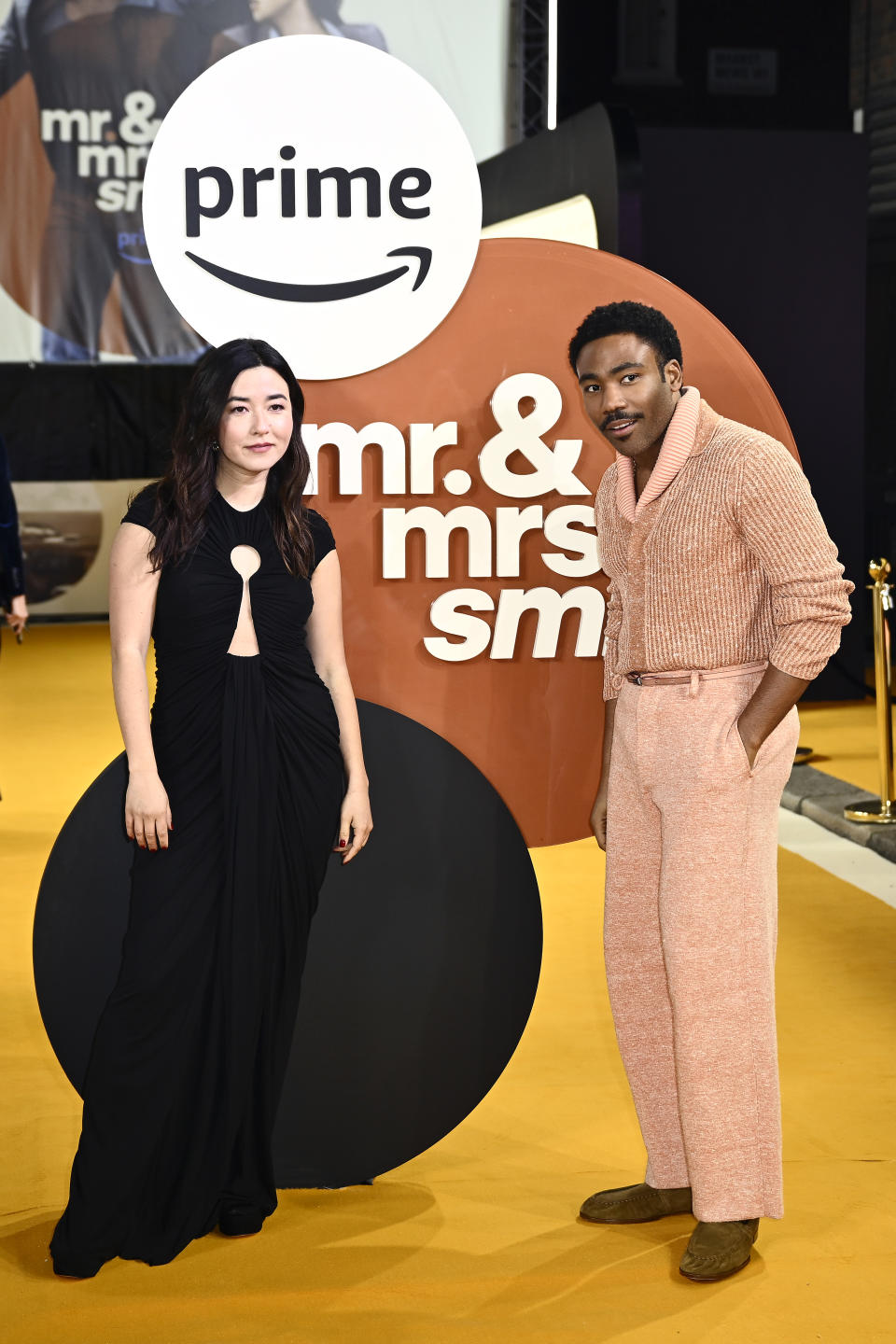 Donald Glover, Maya Erskine, Mr. & Mrs. Smith, premiere, 