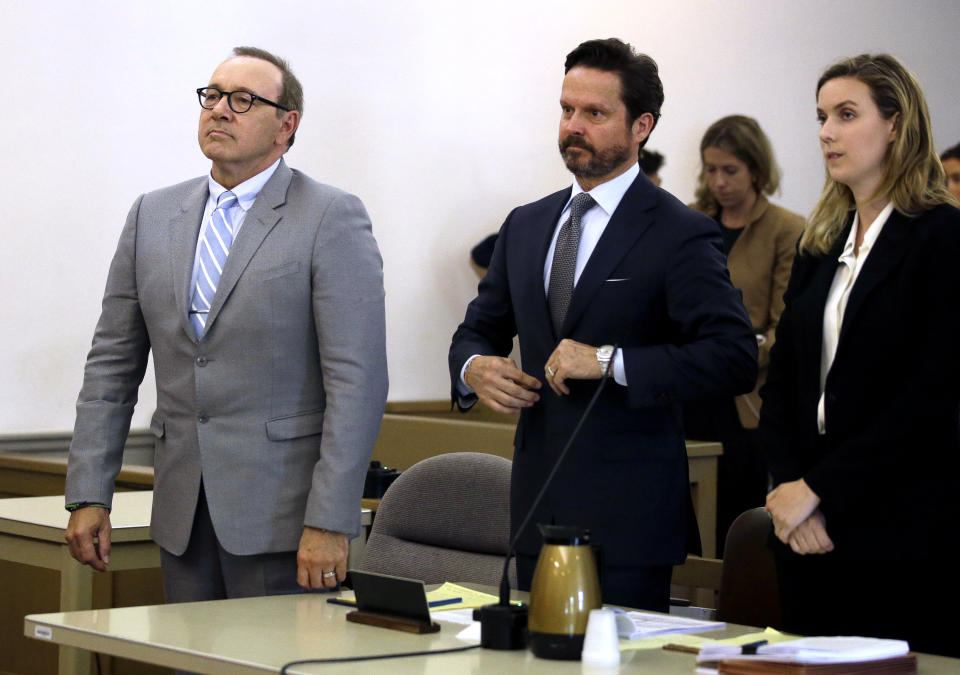 Spacey has pleaded not guilty to a charge of indecent assault and battery.