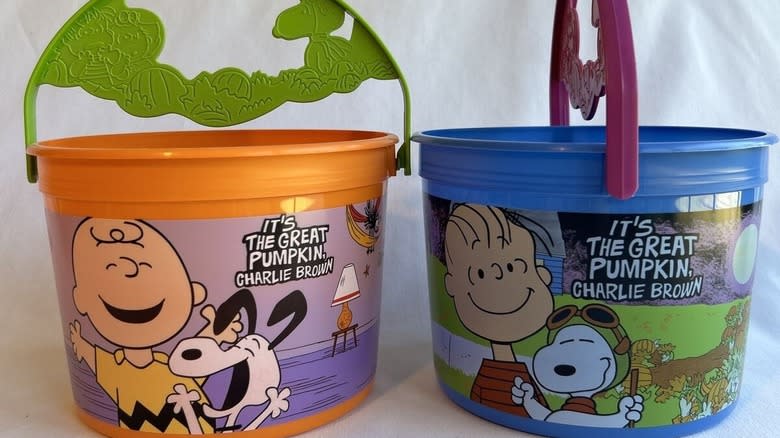 The Charlie Brown McDonald's pails