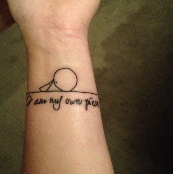 <div><p>"It reads, 'I am my own piece,' a quote from a little known Shel Silverstein book. It’s a simple and highly metaphoric story that teaches us to live our lives for ourselves and to not be dependent on the validation of others to complete us."</p><p>—<a href="http://www.buzzfeed.com/katyl414c2b41c" rel="nofollow noopener" target="_blank" data-ylk="slk:katyl414;elm:context_link;itc:0;sec:content-canvas" class="link ">katyl414</a></p></div><span><a href="http://www.buzzfeed.com/katyl414c2b41c" rel="nofollow noopener" target="_blank" data-ylk="slk:buzzfeed.com;elm:context_link;itc:0;sec:content-canvas" class="link ">buzzfeed.com</a></span>