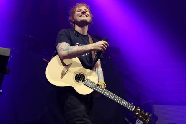 Ed Sheeran performing in London in Dec. 2023. - Credit: Simone Joyner/Getty Images