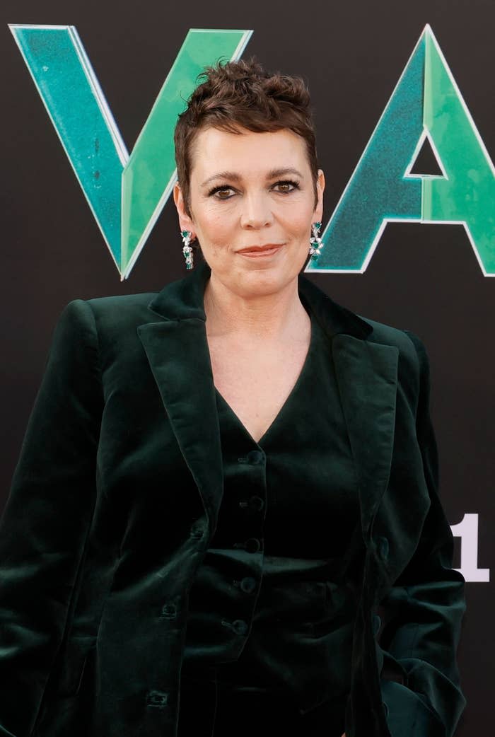 Closeup of Olivia Colman