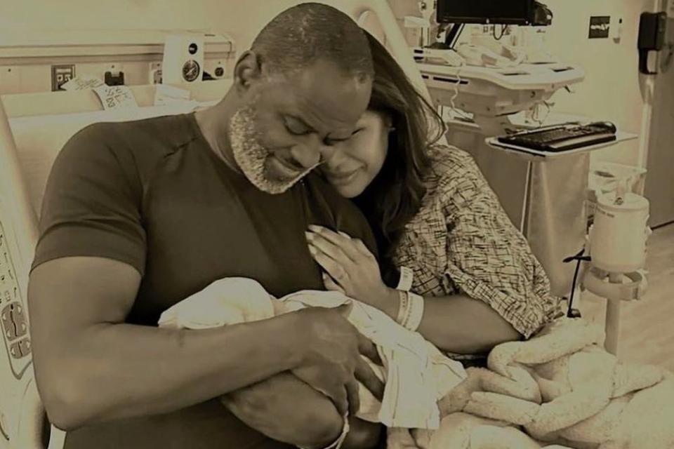 <p>Leilani McKnight/Instagram</p> Brian McKnight and son