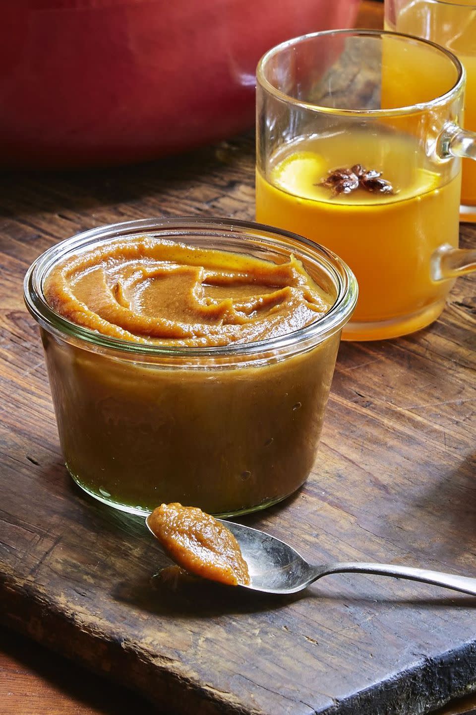 <p>Make apple butter even more fall (is that even possible?) with the addition of pumpkin. Then put it on waffles, toast, yogurt or anything that needs a pumpkin pick-me up.</p><p><em><a href="https://www.womansday.com/food-recipes/food-drinks/a24218142/apple-pumpkin-butter-recipe/" rel="nofollow noopener" target="_blank" data-ylk="slk:Get the recipe for Apple Pumpkin Butter »;elm:context_link;itc:0;sec:content-canvas" class="link ">Get the recipe for Apple Pumpkin Butter »</a></em></p>