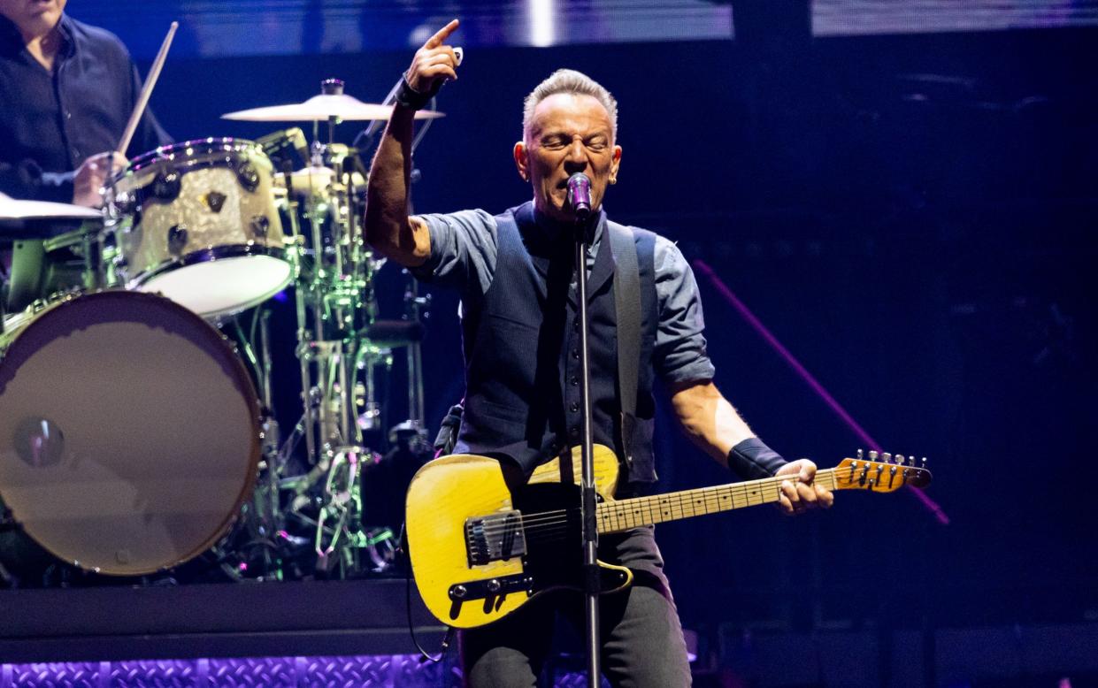 Bruce Springsteen and The East Street Band perform at Principality Stadium