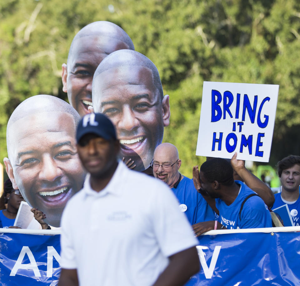 Gillum's slogan, "Bring it home," is based in an ideal instilled in him by his maternal grandmother. (Photo: Willie J. Allen Jr. for HuffPost)