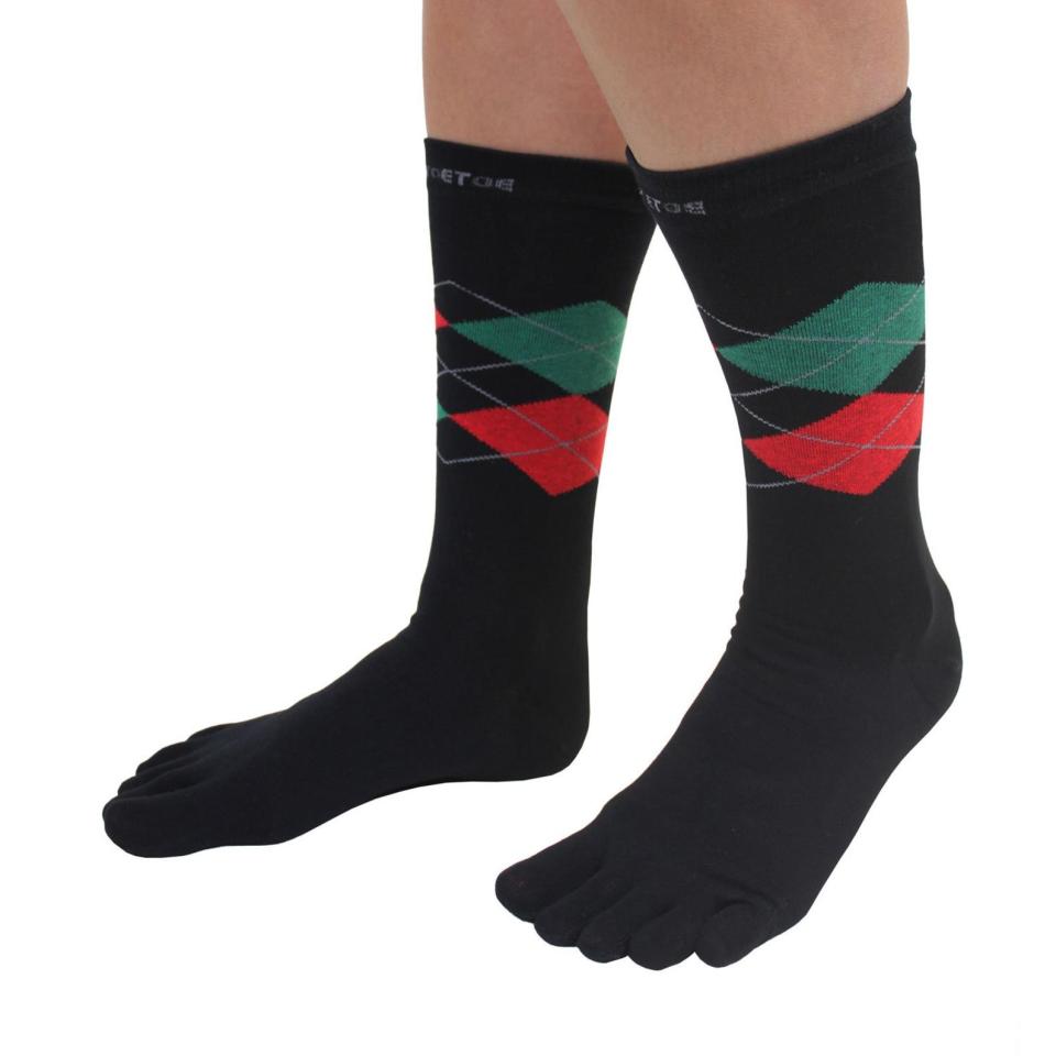 Socks with toes, TOETOE Essential Men’s Argyle Toe Socks