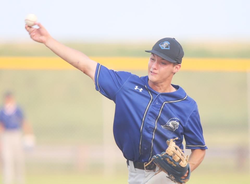 Jace Huntrods was a valuable member the Collins-Maxwell senior class that came up in the program from its beginning as eighth-graders. Huntrods went 7-3 with a 2.91 ERA in 2023.