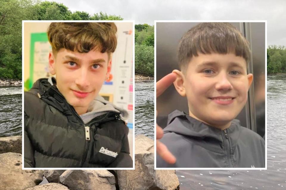 David Radut, left, and Aras Rudzianskas died after the incident on the River Tyne on Saturday <i>(Image: Contributor)</i>