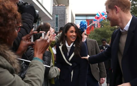 Harry and Meghan in Birmingham - Credit: WPA pool